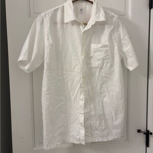 GAP White Casual Button Down Shirt